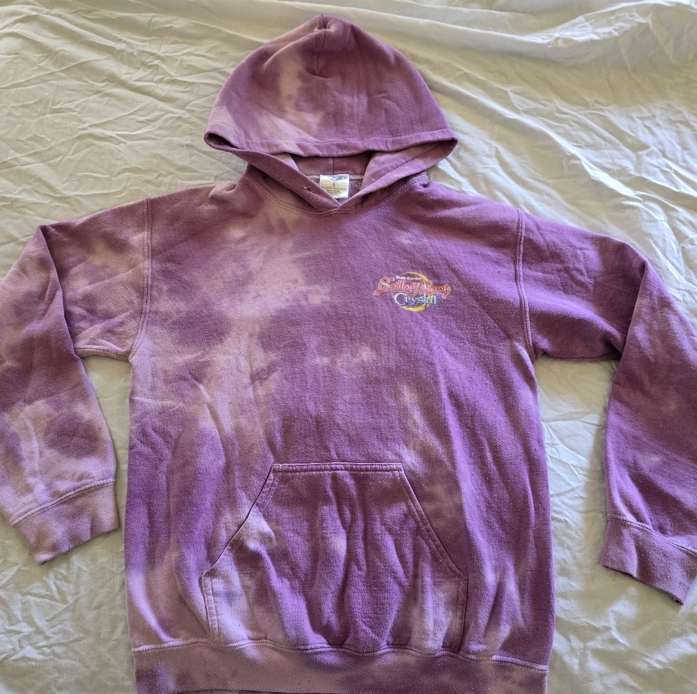 Sailor Moon Crystal Purple Tie-Dye Hoodie